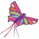Ripstop Nylon Material Single Line 3D Butterfly Kite , Fiberglass Frame Adults Sport Kite
