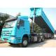 Truck 60 Ton 35 Cubic U Type Tandem Semi Dump Trailer