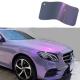 DIY Vehicle Transformation Mingtu Gray to Charming Purple Glossy Chameleon Vinyl Wrap