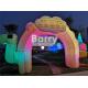 Entrance Colorful Inflatable Advertising Products , LED Advertising Blow Up Arch For Commercial