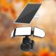 1500LM Floodlight 4G 5G Solar PTZ Camera With Color IR Night Vision