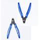 Flush Metal Wire Cutter Pliers For Cutting Stainless Steel Wire , Blue Color