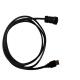 Anti-Interference High Voltage USB Aviation Connector Male Industrial Wire Harness 300V