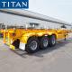 TITAN 2 or 3 Axles 40FT Skeleton Semi Trailer for Container Transportation