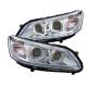 ABS Brightest LED Car Headlights For 13 - 14 Honda Accord 4dr Sedan