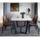 Wooden Contemporary Luxury Dining Table And Chairs 6-8 Seater Dining Set