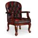 luxury Europe style Chesterfield solid wood meeting chair/Classic Visitor chair