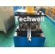 PPGI , Galvanized Steel Guide Rail Roll Forming Machine With Disk Saw Cutting For Making Shutter Door Slats