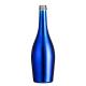 Glass Collar Material 750ml Champagne Glass Bottle with Electroplated Finish and Cork