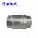 H12W16 Pn16 Stainless Steel Spring Thread Type Single Plate Lift Check Valve