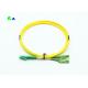 FTTH Singlemode Duplex E2000 Fiber Optic Patch Cable APC 3.0mm Optical Jumper