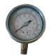 4" Liquid Pressure Gauge,zero adjustable pointer,0-90 psi ,lower mount, 1/2 NPT,