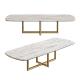 Contemporary Luxury Rectangle Marble Dining Table For Dining Room