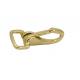 3726 Square Shaped Fixed Eye Quick Release Brass Snap Hook Bronze Spring Snap