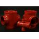 Threaded Connection 4 Way Cross Pipe Fitting Ductile Iron