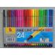 24 colors fineliner pen set,24pcs pack pvc bag fine liner pen set,gift pen set
