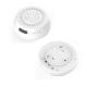 CE Certification Motion Detected Smoke Detector Nanny Camera White