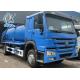 HOWO 12000liters Sewage suction truck Price For Sale 4x2 howo truck price blue color