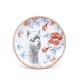 New design animal pattern Spring Summer series ceramic dinner set tableware with flower pattern