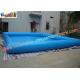 Customized Commercial Grade Blue PVC Tarpaulin Outdoor Inflatable Water Pools