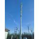 Communication Single Tube Antenna Tower With Small Floor Area