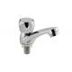 Contemporary Unique Kitchen Single Handle Sink Faucets Chrome Plated Sanitary Ware