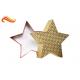 Polygon Rigid Board Luxury Gift boxes , Five Stars Candy Gift Boxes With Special Texture Paper Covering