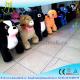 Hansel kiddie occasion amusment rides achine indoor playground rohs standard luck cow electric motorized scooter with