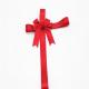 Eco Friendly Red Ribbon Bow , 25MM Width Handmade Mini Gift Wrap Bows