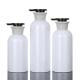 400ml Empty Containers Round Lotion Plastic PET Shampoo And Conditioner Airless Pump Bottle