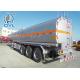 Q345 Material Oil Fuel Tank Trailer 40000L - 60000L Capacity Cimc Sinotruk