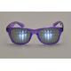 Light Shows Plastic 3D Fireworks Glasses Thicken Lens CE FCC RoHS