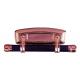 Flat Plastic Panel Casket Swing Bar Bronze Surface With Long Life Time