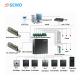 Security 4 Door Access Control System with Biometric Face Recognition Devices