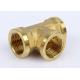 Wholesale Price 99% Copper Pipe Thread Equal Tee Female NPT 1/2 3000# C70600 Brass Casting Pipe Fittings