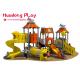 Kindergarten Outdoor Playground Slides , Kids Commercial Playground Equipment