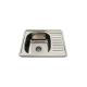 Topmount 304 Stainless Steel Kitchen Sink Unit  Single Bowl Reversible Handmade