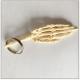 Palm Bone Human Body Parts Gift / White Finger Keychain Skeletal Min Size