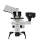 White Dental Operating Microscope Wirh 360 Degree Rotation Handle Compact Design