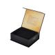 Black Book Shape Paper Packing Boxes , Magnetic Gift Cardboard Boxes