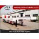 3 Axle Long Deck Low Bed Trailer , 80 Tons High Strength Steel Semi Low Bed Trailer