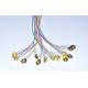 Din 1.5mm Gold Coated Cup Electrode EEG Electrodes Lead Cable