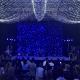 4*6M Blue And White LED Star Curtain Backdrop For Night Club LED Curtain Light Cloth