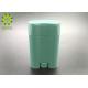 20ML Green Empty Deodorant Tubes , Plastic Cosmetic Tubes In Special Shape