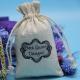 Natural Color Embroidery Muslin Cotton Gift Bag 10x12cm