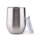 Promotion Cheap Price Dishwasher safety Double Walled Stainless Steel Cup Vacuum Insulated Wine Glasses Mug with Lid