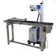 Online Flying Fiber Laser Marker Machine High Speed for Plastic Bottle Codes and Dates