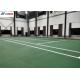 Green Indoor Tennis Court Flooring Thermal Insulation