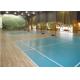 Green Blue 1.8 Meter Width 5.0mm Vinyl Gym Flooring