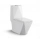 Bathroom Square Diamond Design  One Piece Toilet